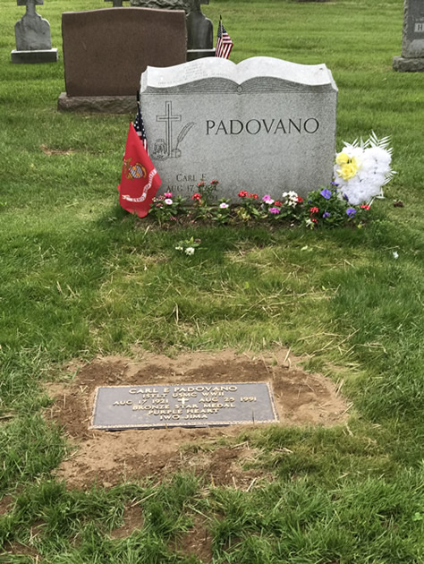 Carl Padovano's Gravestone